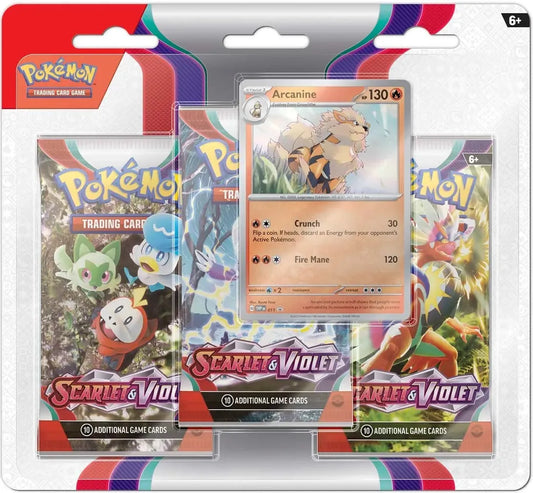 Pokémon TCG: Scarlet & Violet 3 Pack Blister (SV1)