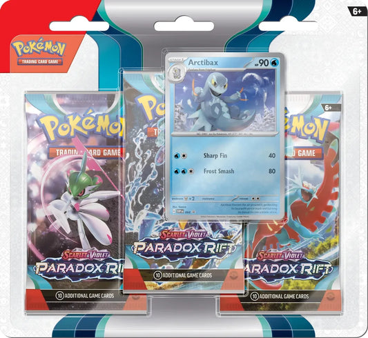 Pokémon TCG: Paradox Rift 3 Pack Blister - SV04: Paradox Rift (PAR)