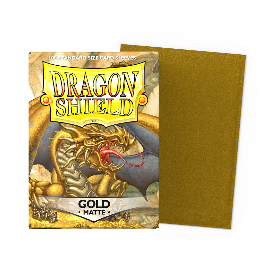 Dragon Shield Matte Standard - Gold (100-Pack)