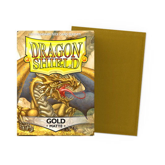 Dragon Shield Matte Standard - Gold (100-Pack)