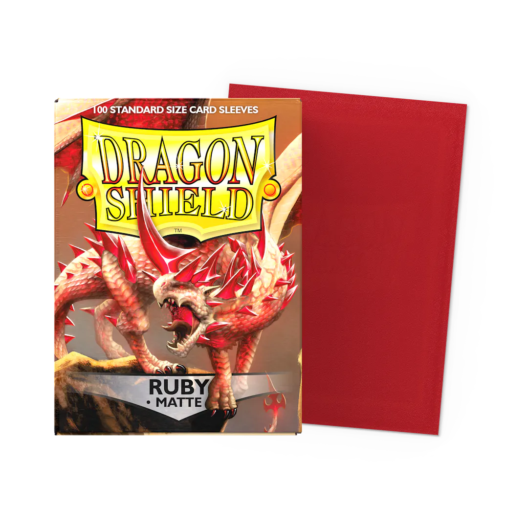 Dragon Shield Matte Standard - Ruby (100-Pack)