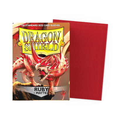 Dragon Shield Matte Standard - Ruby (100-Pack)