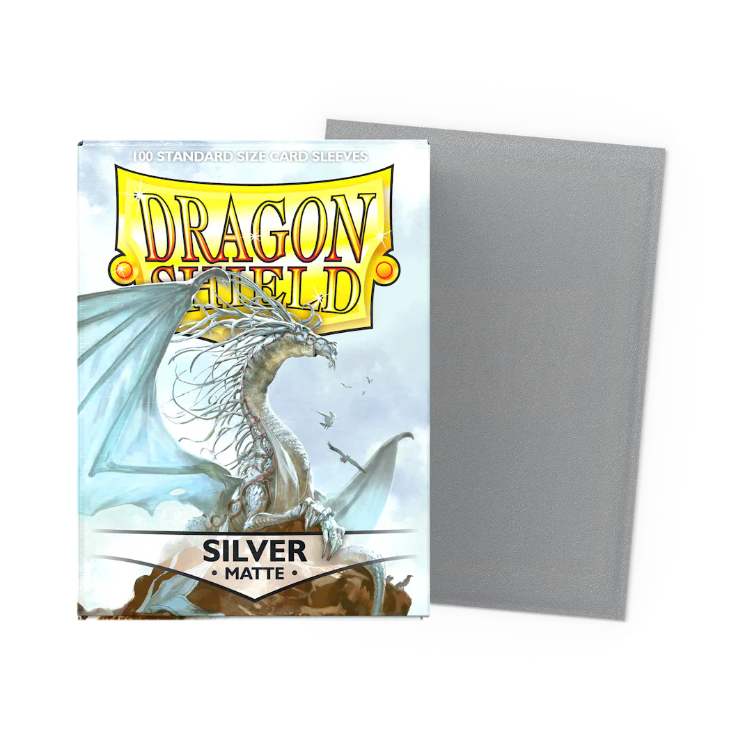 Dragon Shield Matte Standard - Silver (100-Pack)