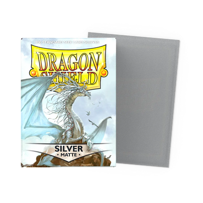 Dragon Shield Matte Standard - Silver (100-Pack)