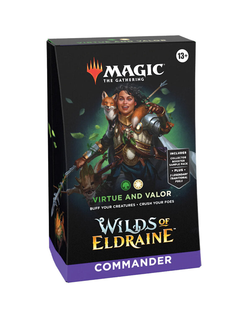 Magic The Gathering : Wilds of Eldraine : Virtue And Valor Commander Deck