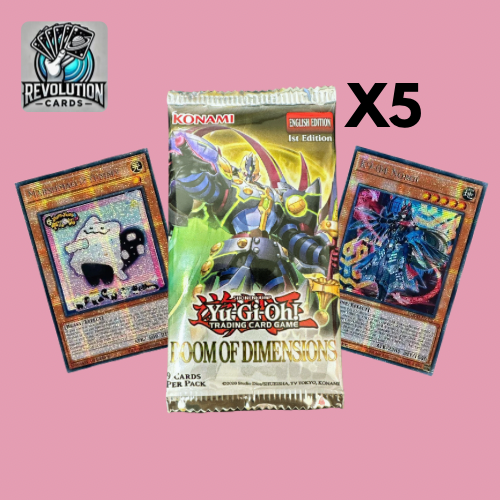 Yugioh TCG: Doom of Dimensions Booster Pack (5 Packs)