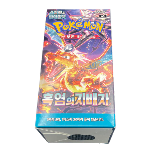 Pokemon TCG: Ruler of the Black Flame Booster Box SV3 (Korean)